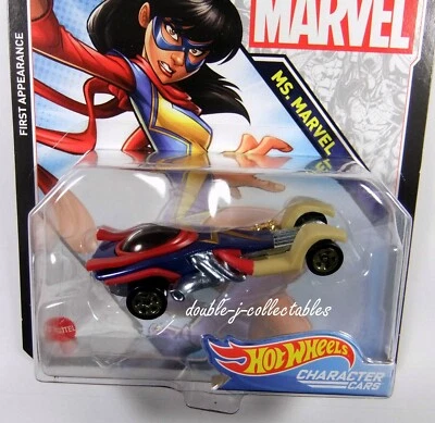 Hot Wheels Marvel Character Cars Ms. Marvel 2020 primera aparición  Foto 1 de 3