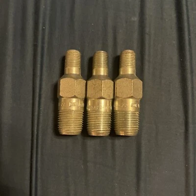 1/2" X 1/4" MNPT S/160 nipple a234wpbn W14595 Zz . You get 3 - Image 1 of 2