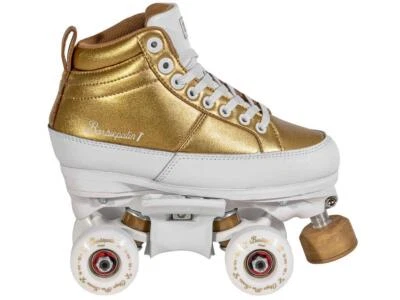 POWERSLIDE Chaya Rollschuhe Vintage Rollerskates Kismet Barbiepatin gold Größen 36-47