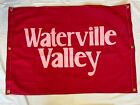 Vintage 1980's WATERVILLE VALLEY New Hampshire Skiing Ski Banner