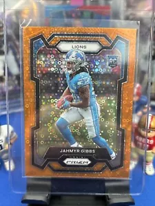 2023 Panini Prizm Jahmyr Gibbs orange Disco RC Detroit Lions Rookie Nr. 331 🙂 🙂 - Bild 1 von 2