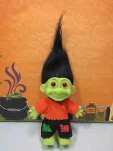 HALLOWEEN FRANKENSTEIN - Bambola Troll Russ 5" - NUOVA IN BUSTINA ORIGINALE - Foto 1 di 3