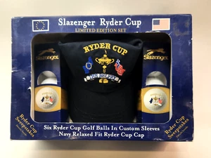 Slazenger Limited Edition 2001 Ryder Cup The Belfrey Golf Cap & Ball Set - Picture 1 of 6