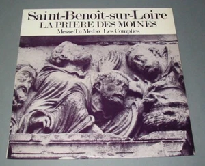 SAINT BENOIT SUR LOIRE (33T 25cm)  La Prière des Moines MESSE GREGORIENNE - Picture 1 of 3