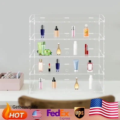 Acrylic Display Case Bakery Pastry Display Case 4 Tier Showcase Countertop - Image 1 of 4