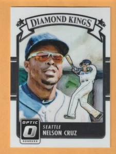 Nelson Cruz Seattle Mariners 2016 Donruss Optic Diamond Kings #25 6W - Bild 1 von 2