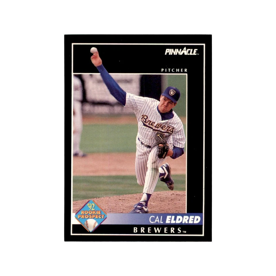 1992 Pinnacle Cal Eldred Baseball Cards #249 - Image 1 of 3