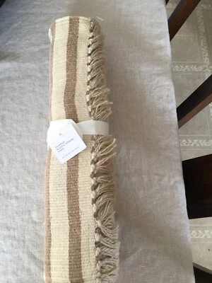 Pottery Barn Fairfax Rustic Stripe 18 X 108 Table Runner NWT - Image 1 of 4