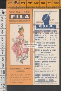 MATITE FILA PASTELLI GIOTTO, SEGNALIBRO - MASCHERE ITALIANE, ROSAURA - Foto 1 di 1