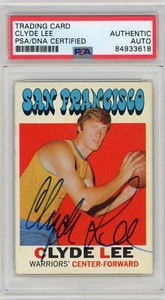 Topps Clyde Lee #12 1971 autografiado PSA/Certificado de ADN firmado automáticamente - Imagen 1 de 1