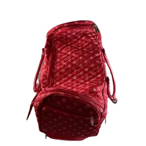 VERA BRADLEY Nantucket Rosso Trasporto Bagagli Viaggio Borsone Maniglia RITIRATO - Foto 1 di 9