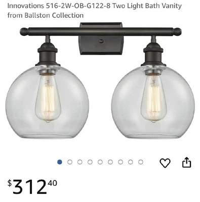 Innovations Lighting 516-2W-OB-G122 Ballston Athens Bathroom Vanity Light - Image 1 of 4