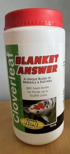CLOVERLEAF BLANKET WEED ANSWER 800g POND BLANKETWEED TREATMENT GARDEN FISH KOI - Picture 1 of 4