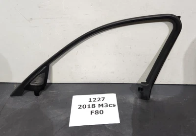 ✅ 12-18 OEM BMW F30 F80 M3 Frontal Derecho Pasajero Marco Cubierta Borde Negro Foto 1 de 4