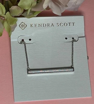 Collar barra ópalo Kendra Scott Kelsey Kyocera nuevo con etiquetas Foto 1 de 4