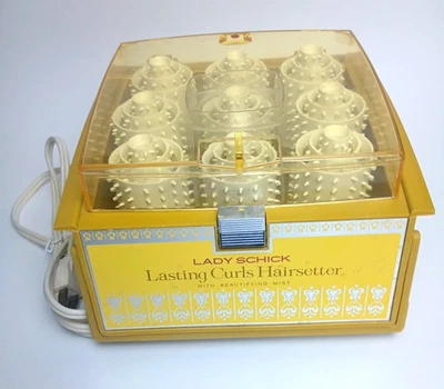 Vtg Lady Schick Lasting Curls Hairsetter Beautifying Mist 75-1 Works No Pins - Image 1 of 4