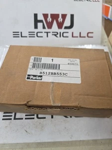Parker B512BB553C Luft-Magnetventil 4 Wege/2 Stellungen 3/8 NPT 120V Spule NEU - Bild 1 von 1
