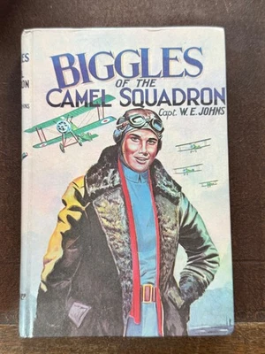 Vintage Biggles Book Biggles of Camel Squadron First Edition - Image 1 of 3