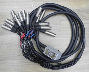 Cable de micrófono analógico 12' Mogami 16 pares EDAC 90 macho con tornillo a macho y hembra XLR - Imagen 1 de 1