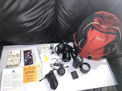 Konica Minolta Maxxum 70 35mm Autofocus Camera with 2 Tamron Lenses & More - Image 1 of 4