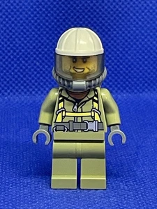 Lego Town City Mini Figura Volcano Explorer Hombre (2016) 60122 60125 CTY0686 - Imagen 1 de 9