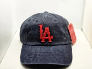 Sombreros de los Angeles Angels: Sombrero de papá azul marino con tirantes | Colección de archivos MiLB  - Imagen 1 de 5