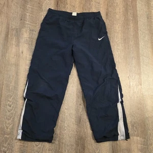 Nike Fit Dry Juvenile Mädchen Jogginghose dunkelblau Large (14-16) Reißverschluss Beine - Bild 1 von 13
