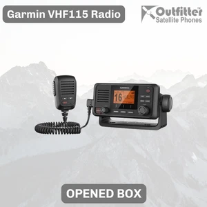 Garmin VHF115 Marine Radio - Black - 010-02096-00 - OPENED BOX - Picture 1 of 1