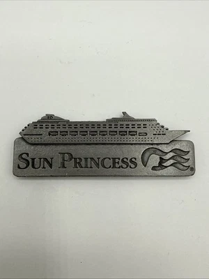 Vintage Sun Princess Cruise Ship Souvenir Refrigerator Magnet - FREE SHIPPING! - Image 1 of 3