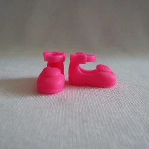 NEW Barbie Little Sister Chelsea Doll Pink Heart Shoes ~ Clothing Accessory - Picture 1 of 3