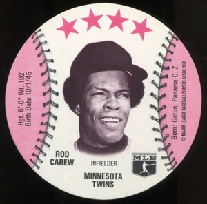 1976 Isaly's/Sweet William Disc - Rod Carew Minnesota Twins - Bild 1 von 2