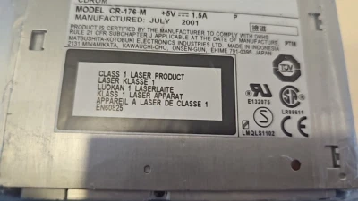 Matsushita CR-176-M Slim CD ROM Drive 24x Original Silver for Computer PC - Image 1 of 4