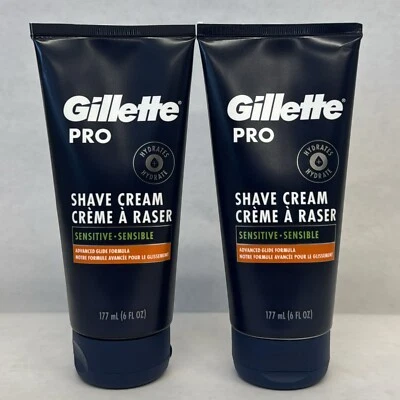 Gillette Pro Hydrates Sensitive Shave Cream Advanced Glide Formula 6oz 2pk - Image 1 of 4