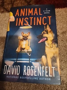 New K Team Novel Animal Instinct Novel by David Rosenfelt Adventure Mystery - Picture 1 of 2