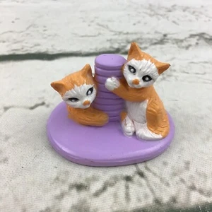2001 Mattel Barbie Dollhouse Kittens Cats Kittys Detailed PVC Plastic Toy Figure - Picture 1 of 4