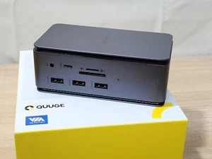 USB 4.0 Docking Station Dual Monitor 4K & 8K Single - 40Gbps 14 in 1 USB4 Dock - Picture 1 of 9