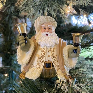 2004 Hallmark Keepsake Ornament “Jolly Old Kris Jingle” Santa Claus W/ Bells - Picture 1 of 10