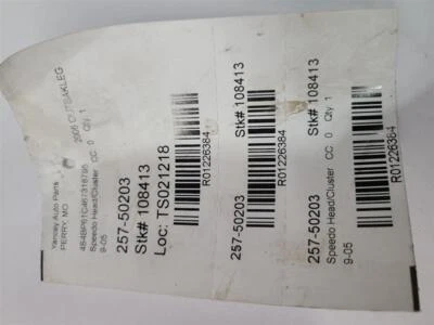 二手速度计 适合:2006 年 斯巴鲁 Legacy 集群 美国市场 Outback 2.5L B — 第 1/4 张图片