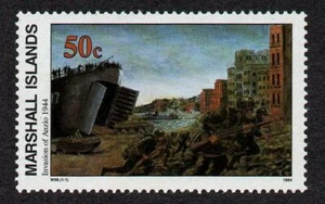 MARSHALL ISLANDS, SCOTT # 479, MNH INVASION OF ANZIO 1944, WORLD WAR II - Bild 1 von 1