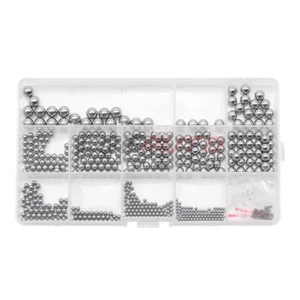 Kit 600 Pezzi Palline Metriche per Cuscinetti in Acciaio di Precisione Set Assortimento Sfere Inox - Foto 1 di 9