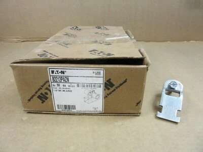 BOX OF 50 NIB NEW EATON B-LINE B2212PAZN 1-1/2" MULTI-GRIP PIPE CLAMP - Image 1 of 4