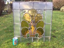 Stained Glass Window Panel Leaded Reclaim Antique