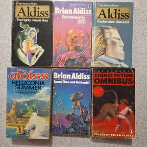 Brian Aldiss Sci-Fi Book Bundle 6X Sci-Fi Paperback Books - Picture 1 of 10
