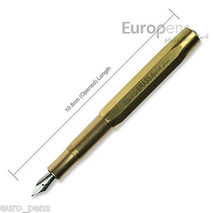 Kaweco Messing Sport Tasche Füllfederhalter - Wähle Farbe & Spitze Optionen - Bild 1 von 7