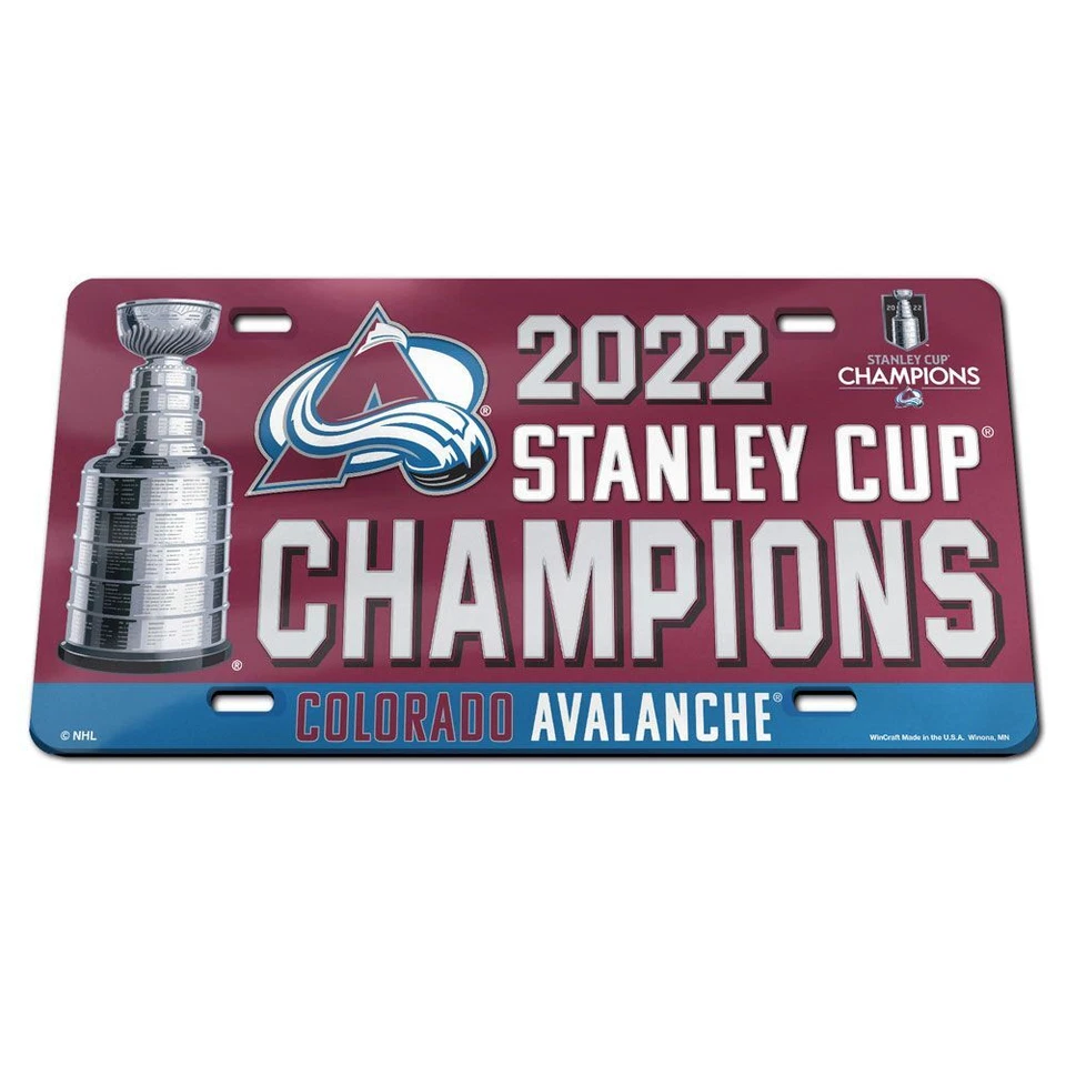 Colorado Avalanche 2022 Stanley Cup Champion Acrílico Placa GRATIS Foto 1 de 1