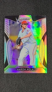 2019 Panini Prizm Prizms Silver Parallel #191 Aaron Nola - Picture 1 of 3