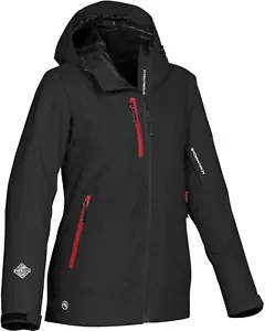Stormtech E-2W womens Ascent Hardshell Medium(blk/red) - Picture 1 of 1