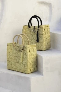 Natural straw bag handmade from northeastern Brazil. Bag Beach - Picture 1 of 5