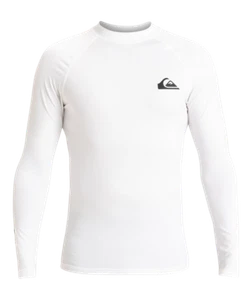 Lycra Quiksilver Rashguard EVERYDAY Long S Herren UPF50 Surf Tee weiß AQYWR03154 - Bild 1 von 2