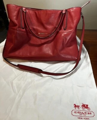 Coach F32290 Blush Large Nappa Soft Leather Borough Hand Shoulder Crossbody Bag - Image 1 of 4